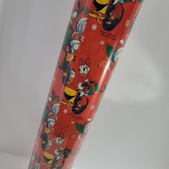 Disney Other - RARE Vintage Walt Disney Productions Giftwrap Christmas Wrapping Paper Roll